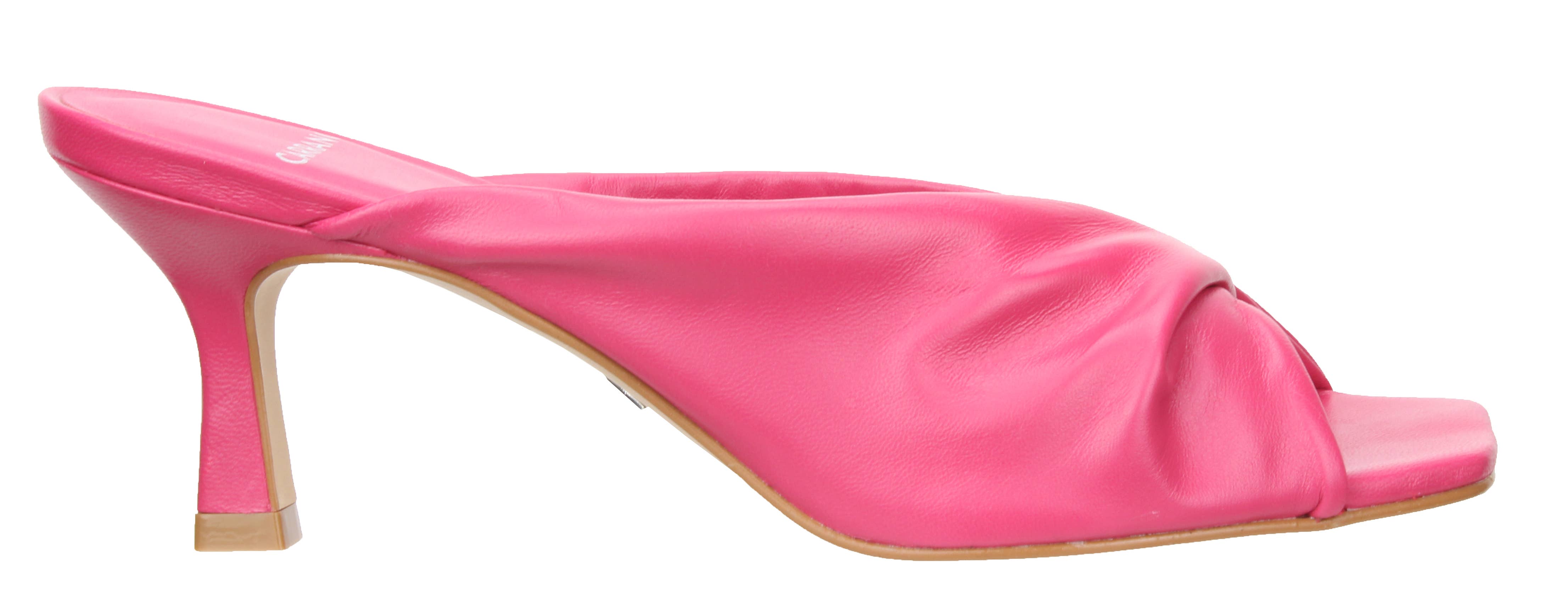 Carrano - Vendita all'ingrosso Scarpe con tacco basso - Donna - Sage - Sandalo Slide in pelle 322002H5