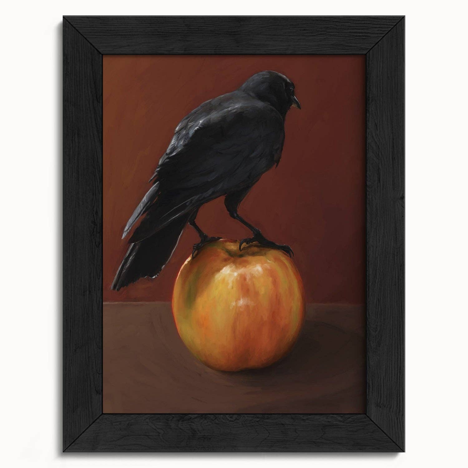 The Ugly Cat Studio - Wholesale Art Print - Moody City Crow Art Print6