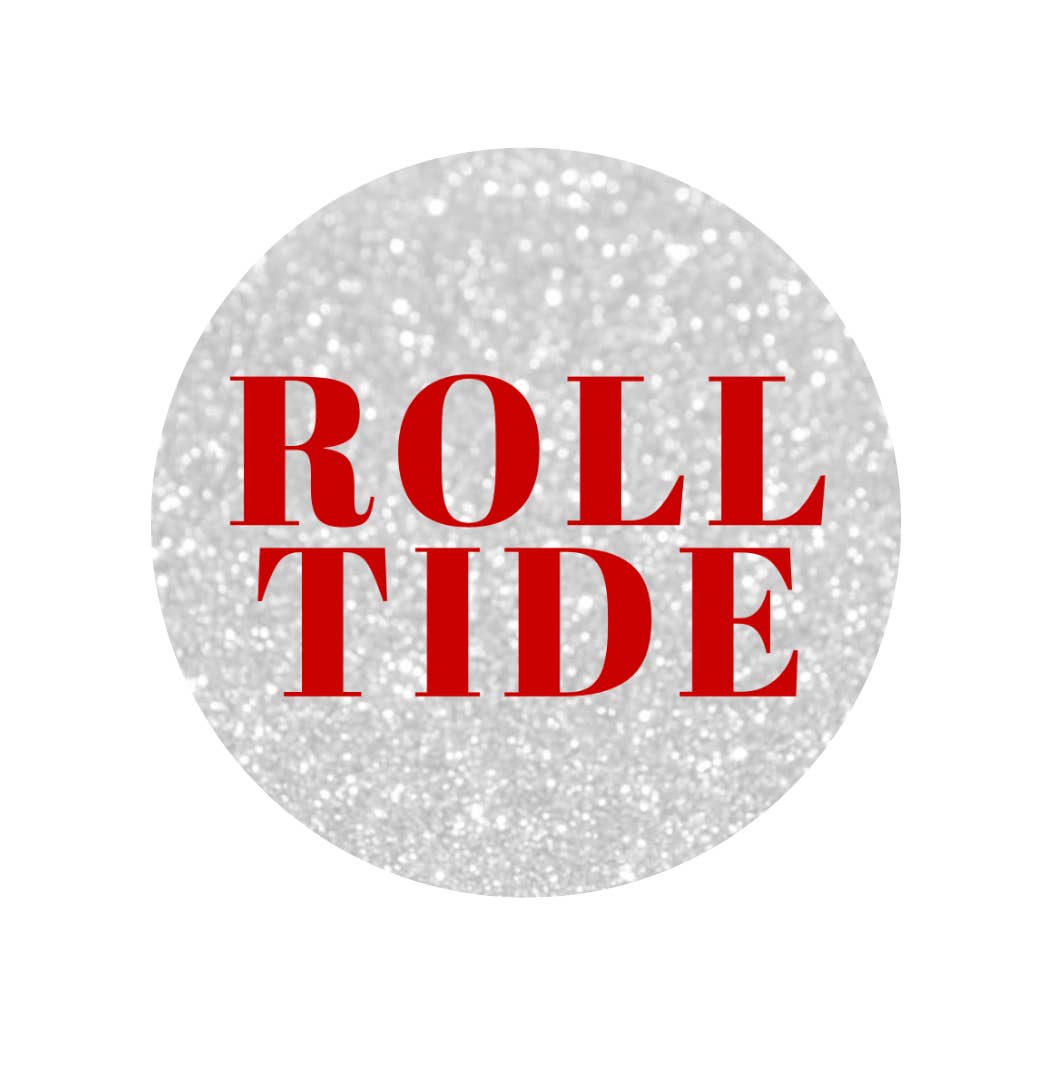 Ella Blue Boutique – Großhandel Anstecker/Button – BAMA - ROLL TIDE Glitzer0