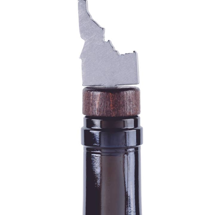 Blue Moose Metals - Wholesale Wine Stopper - Idaho State Wine Bottle Stopper