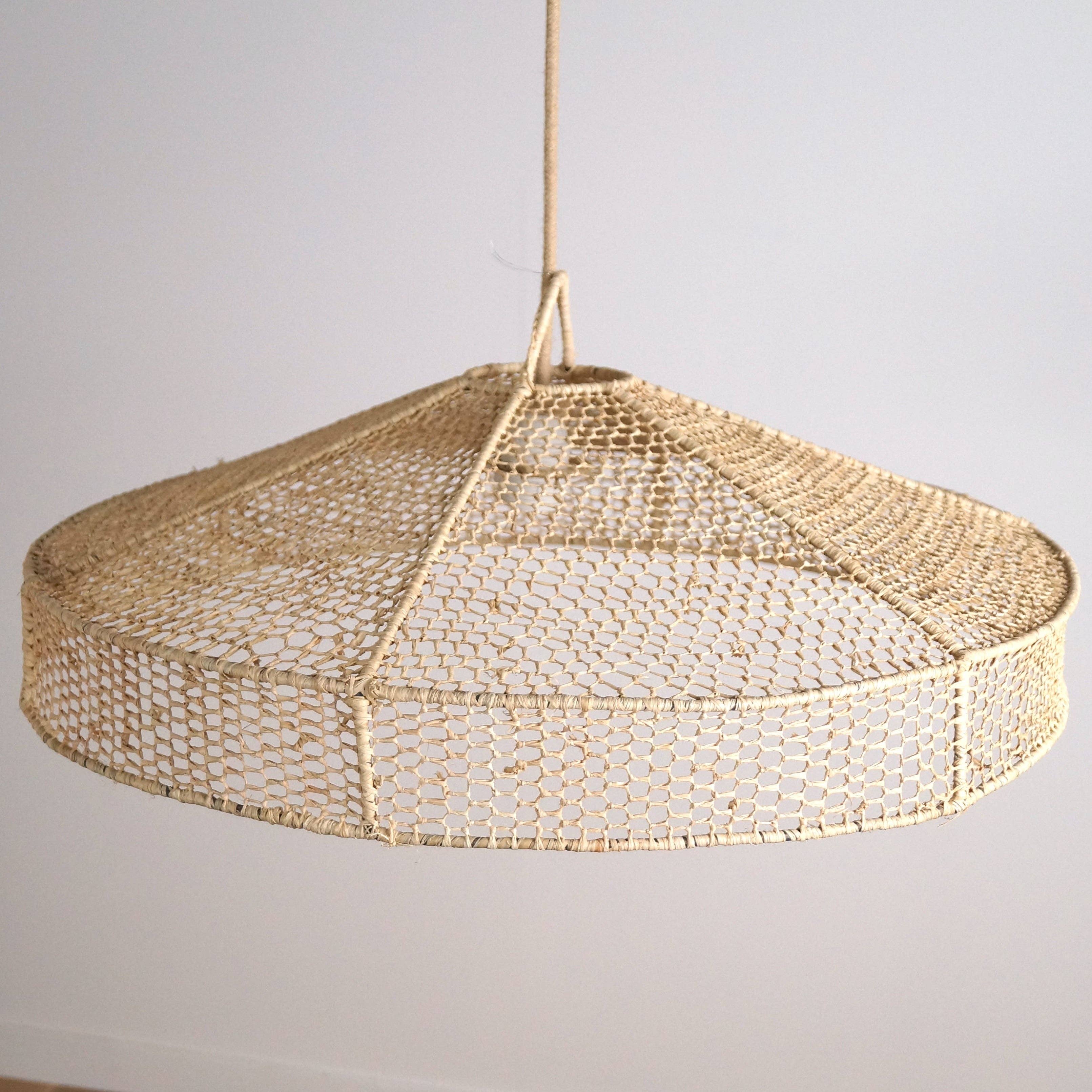 Bohome Living – wholesale Chandelier/hanging light – Raffia lace parasol suspension1