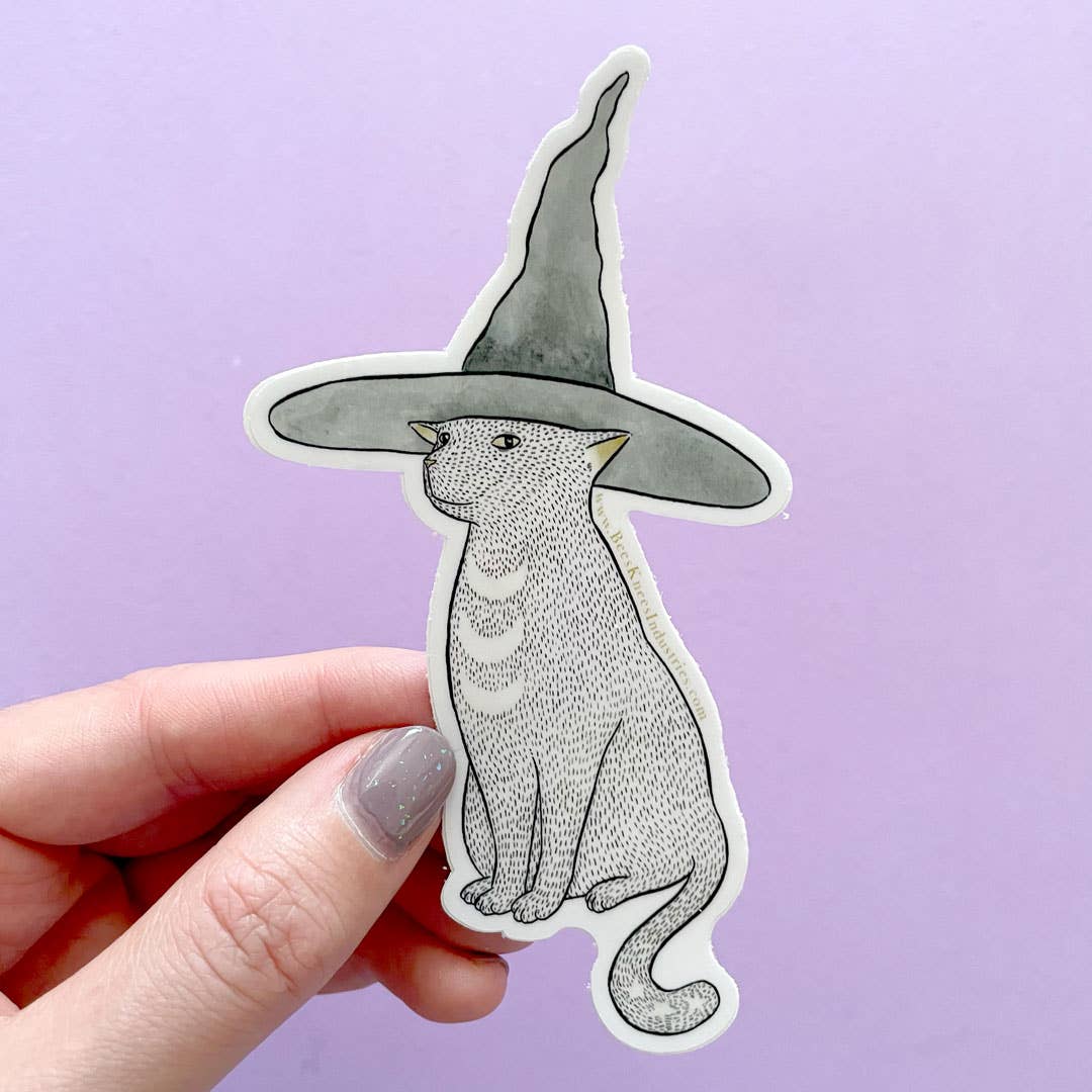Bee's Knees Industries - Wholesale Sticker - Lunar Witchcat vinyl sticker1