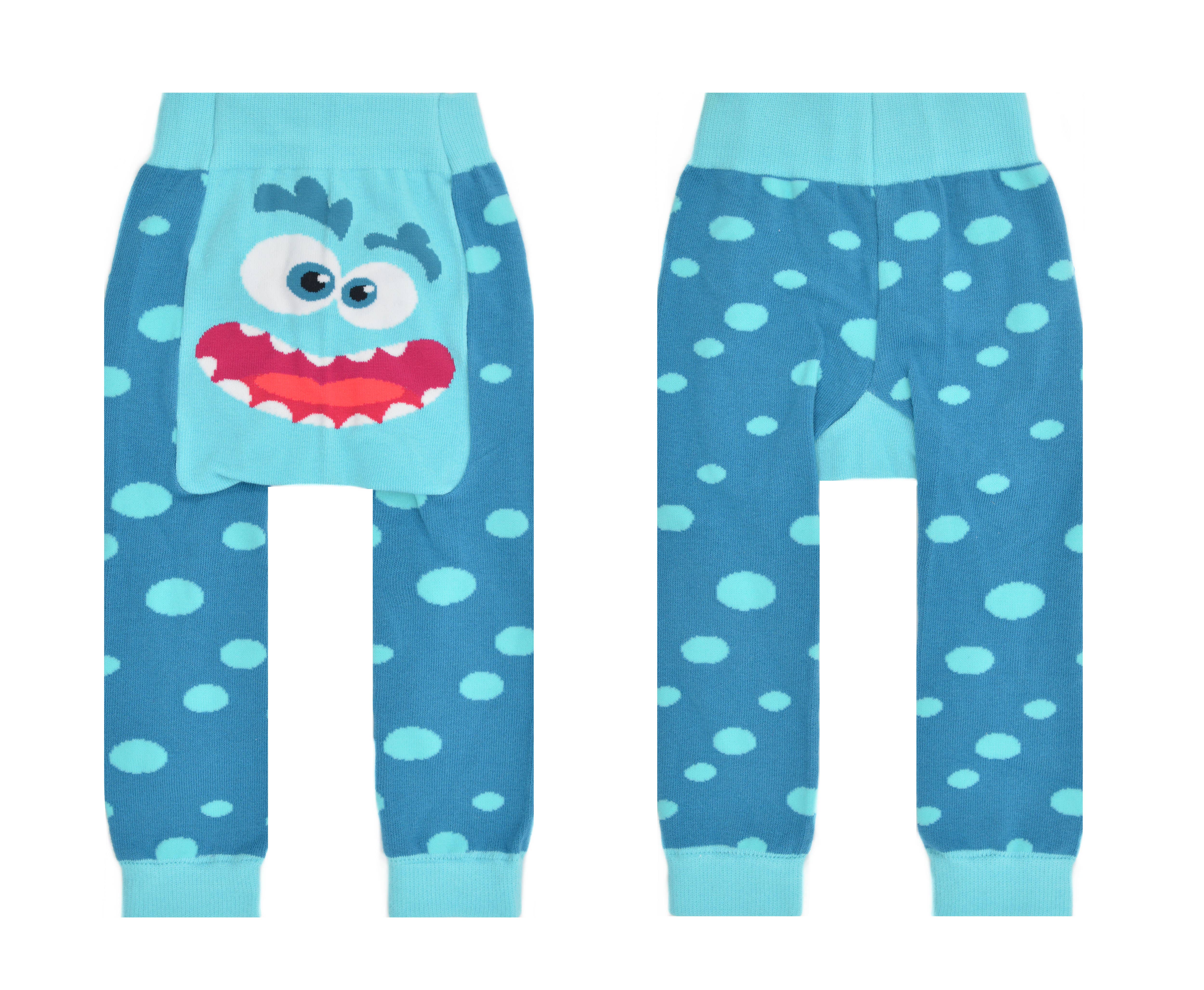Grumpy Monster Boy Baby Funkie Tights Legging Pants