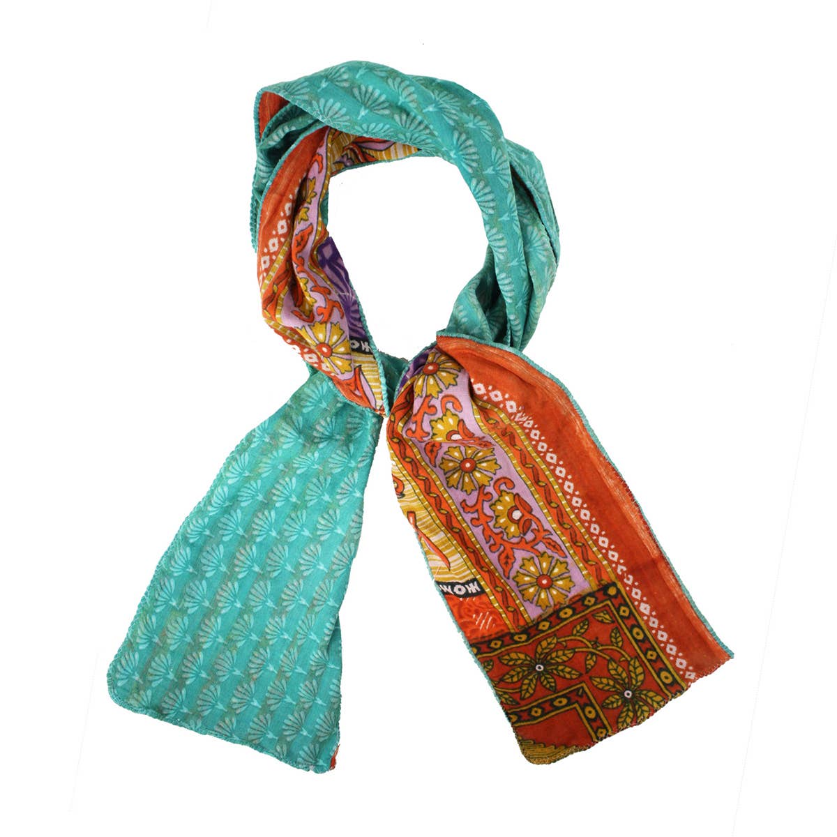 WorldFinds – wholesale Scarf – Women's – Sari Chic Scarf3