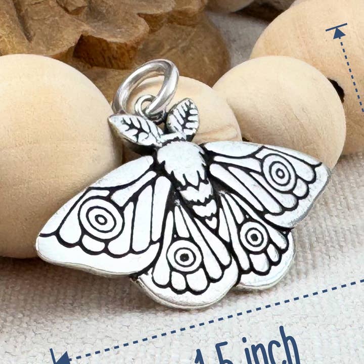 Colar de Prata Esterlina com Borboleta Lunar por atacado de Heidi J Hale