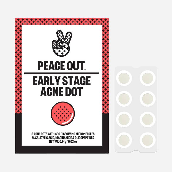 Early Stage Acne Dots for wholesale by Peace Out Skincare