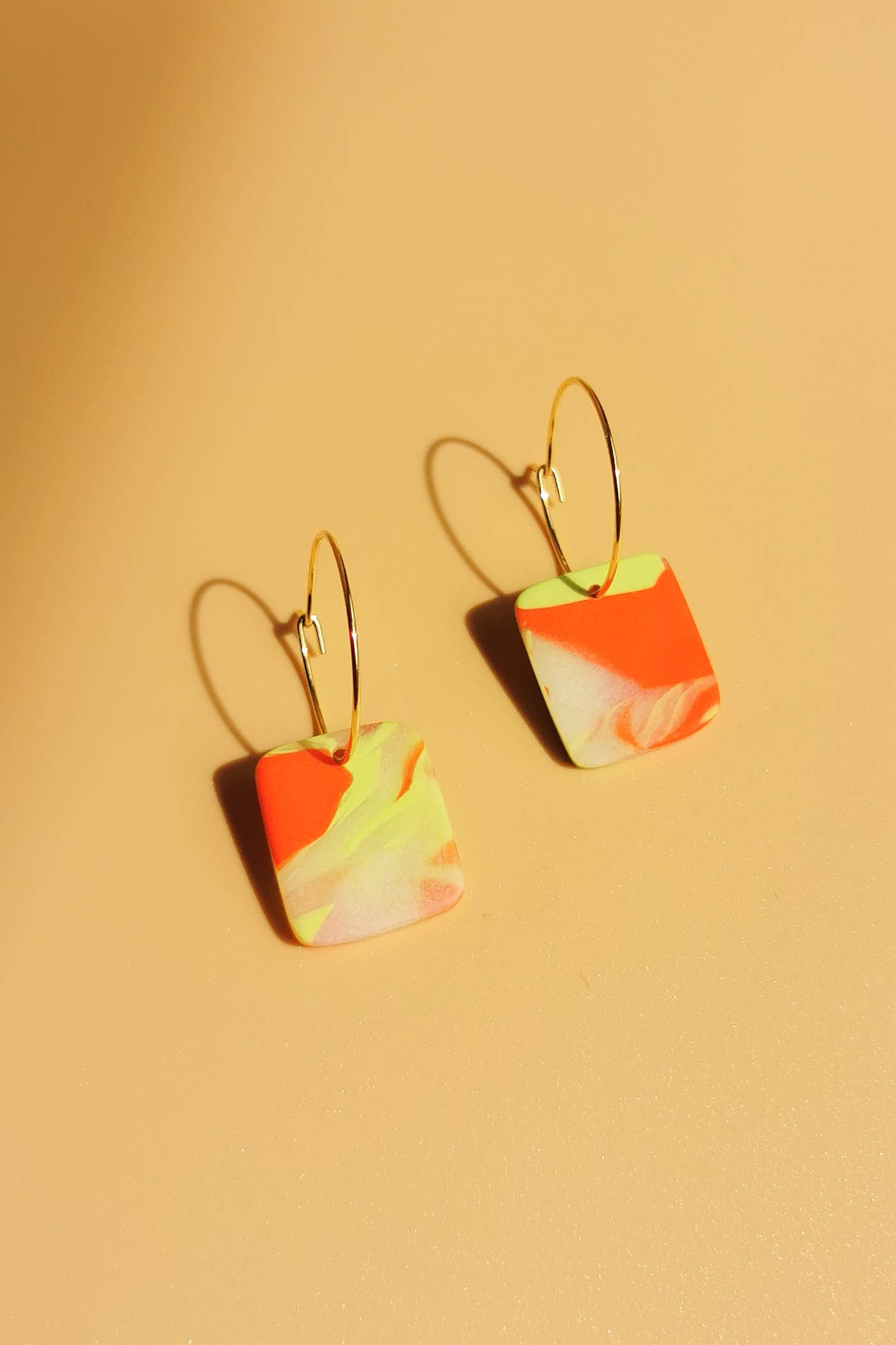 Santøclay Handmade - Wholesale Hoop Earrings - Bunte Creolen – Handgefertigt & 18K vergoldet0