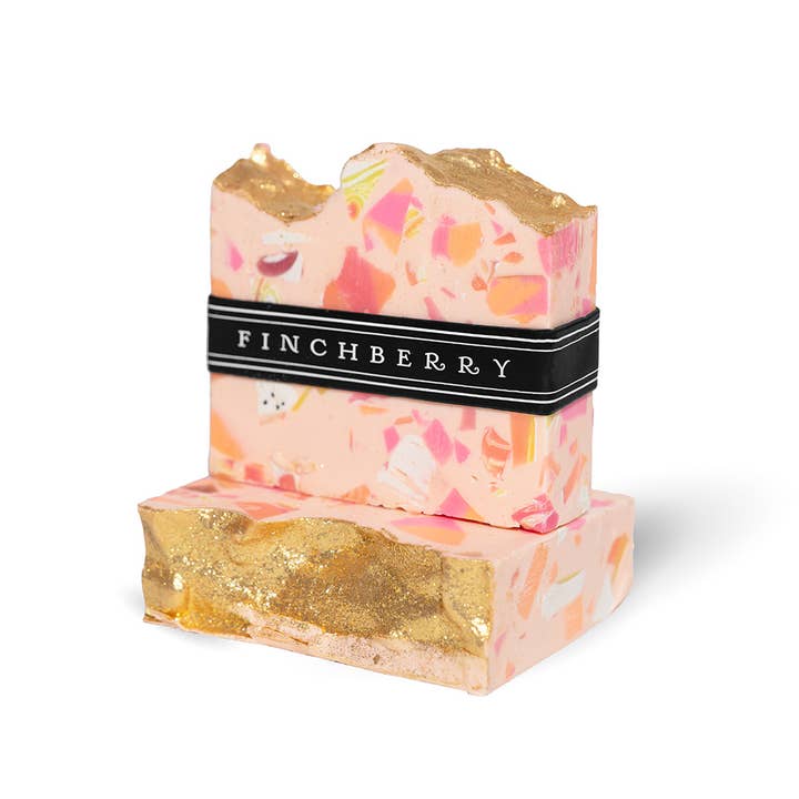 FinchBerry - Wholesale Bar Soap - Goldie Handmade Terrazzo Vegan Open-Stock Soap1