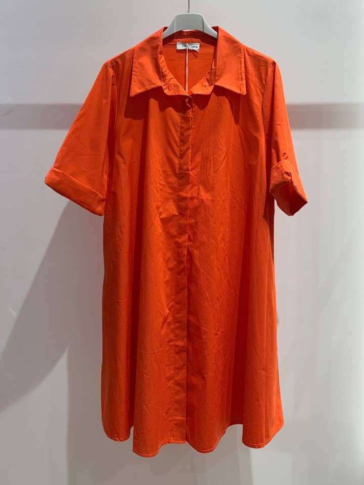 Cotton poplin dress 2324 for wholesale by NOELINE