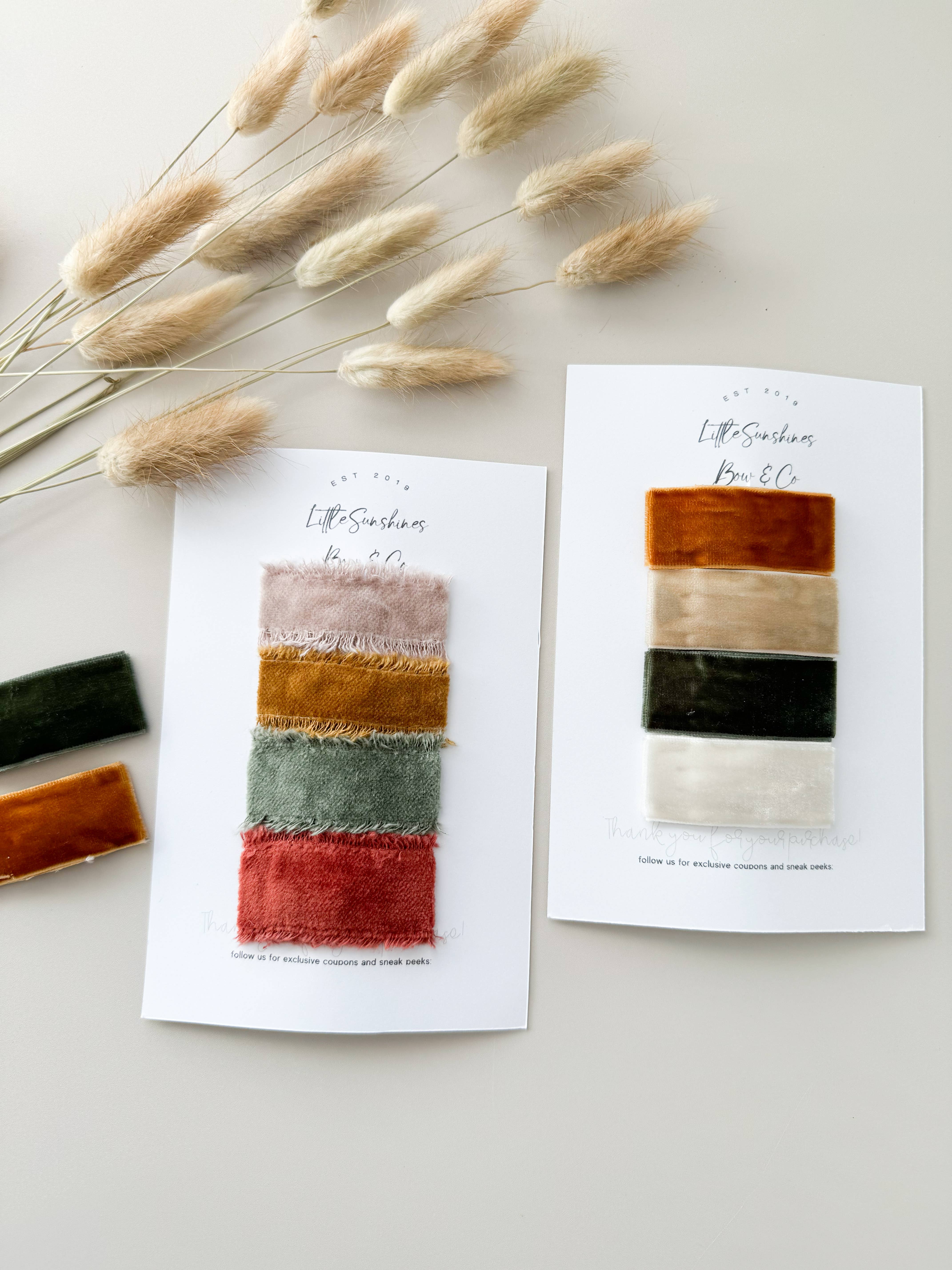 Little Sunshines Bow & Co - Wholesale Hair Clip - Kids - Velvet & Fringe Snap Clip Sets- Set of 42