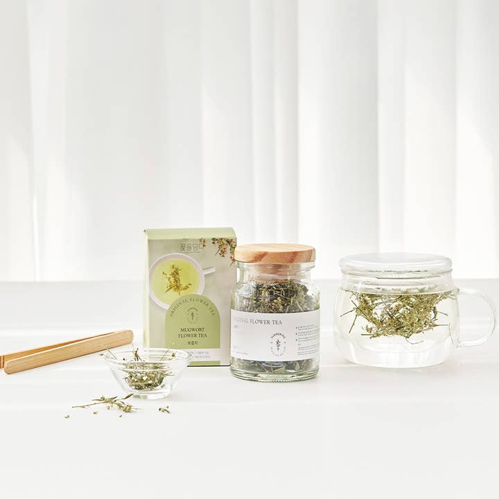 KKOKDAM Premium Flower Tea - Wholesale Loose Tea - Original Flower Tea 10g Glass Jar - 8 Variations5