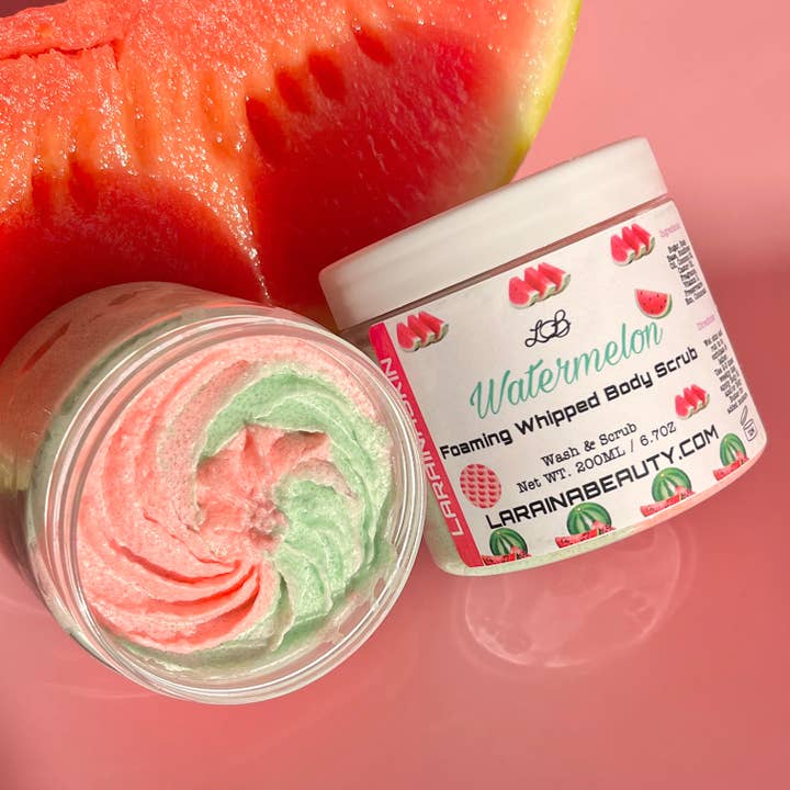 Melon d'eau | Gommage moussant fouetté pour la vente par LaRaina beauty
