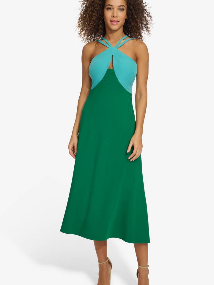 Siena- Robe midi Soft Touch Gab pour la vente par Kensie & Siena