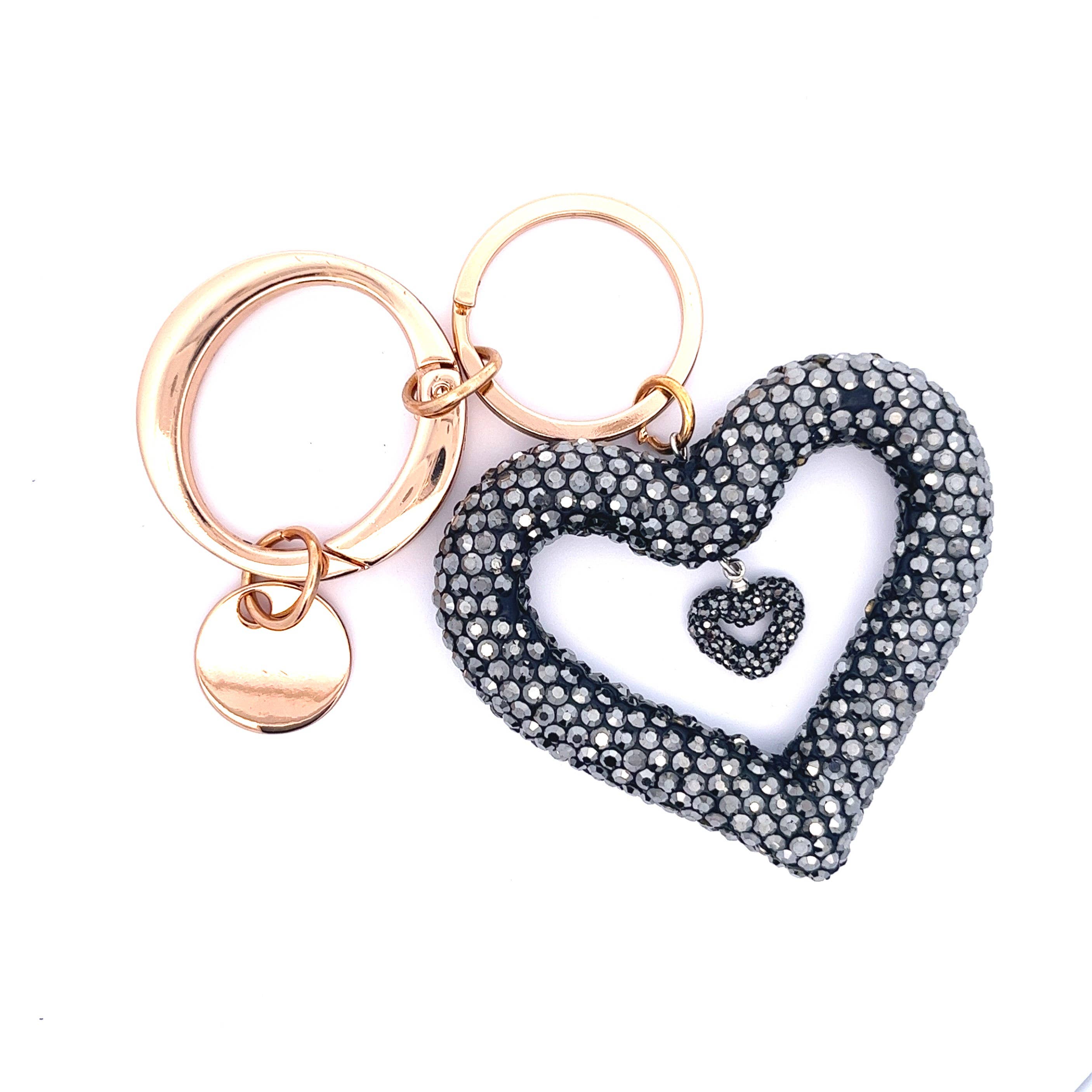 AMORINO SRL – Porta-chaves - Mulher por atacado – Porta-chaves Coração - YF23296E4311