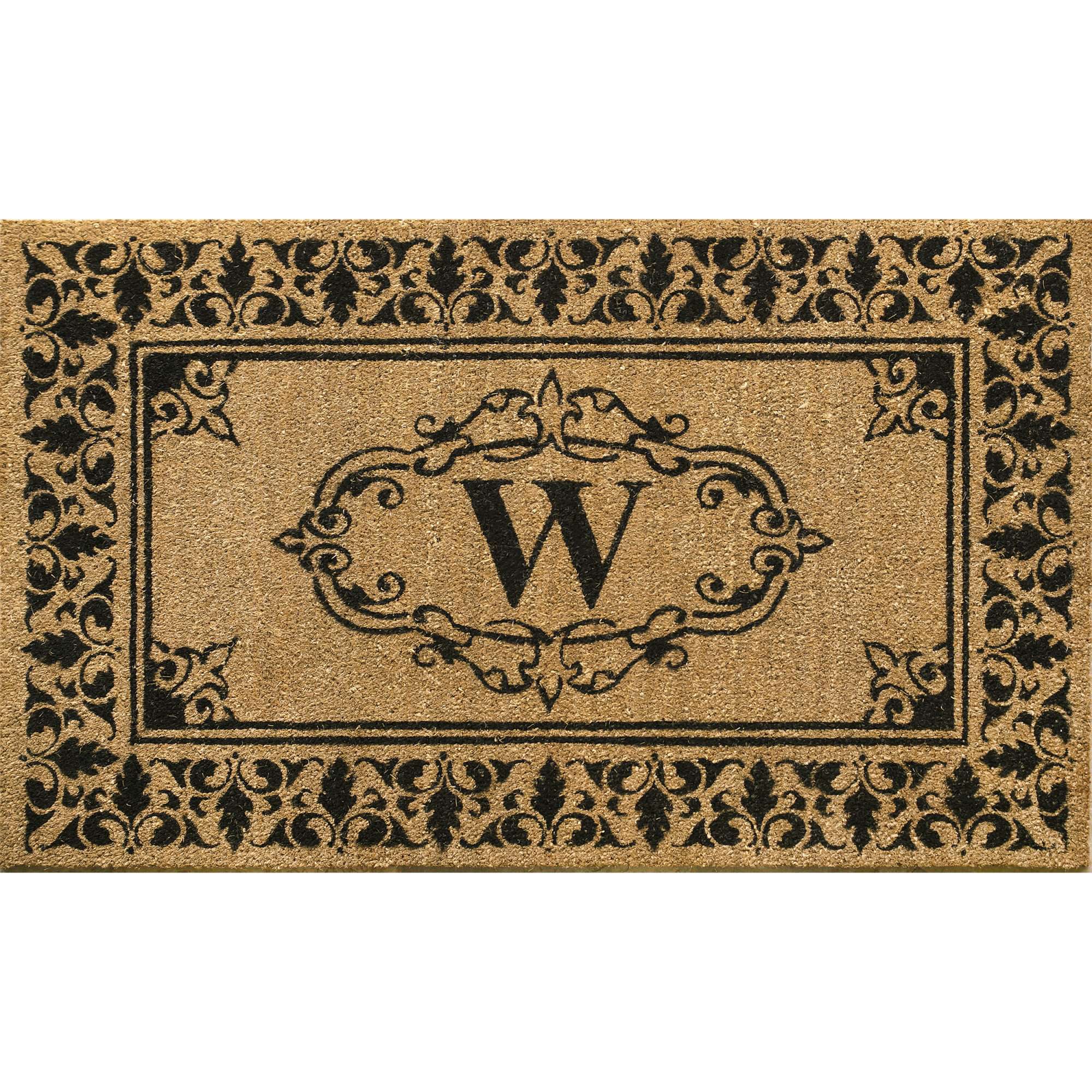 nuLOOM - Vente Paillasson - Paillasson de bienvenue extérieur monogrammé0