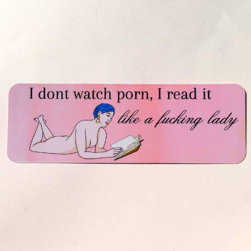 Segnalibro Reading Smut, regalo erotico per libri per la vendita all'ingrosso da parte di Vivrant Vixen