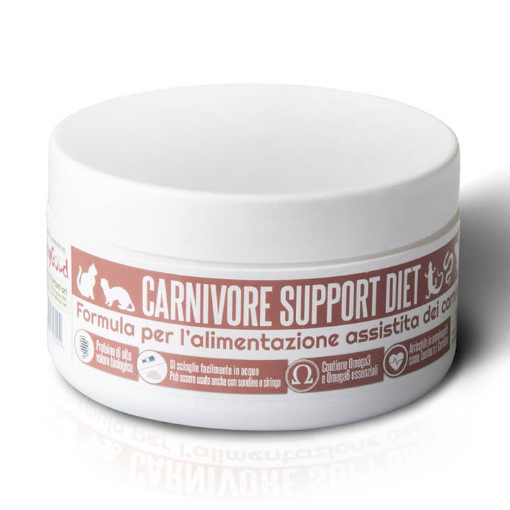 Fantoni s.r.l. – Großhandel Nahrungsergänzungsmittel für Haustiere – Katze/Hund – Carnivore Support Diet 100 g – Nahrungsergänzung für Karnivoren0