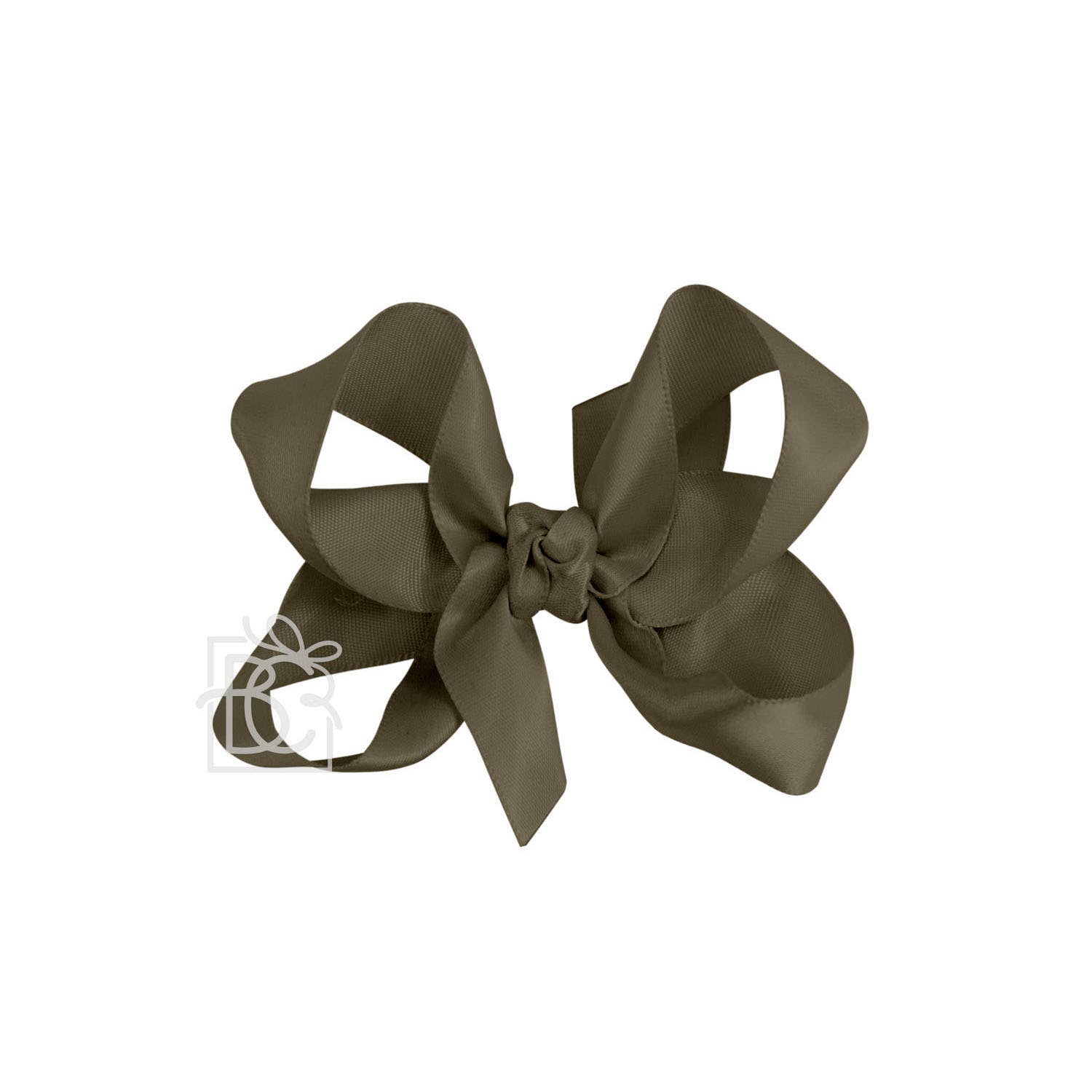 Beyond Creations, LLC - Wholesale Hair Bow - Kids - SATIN BOW ON CLIP243