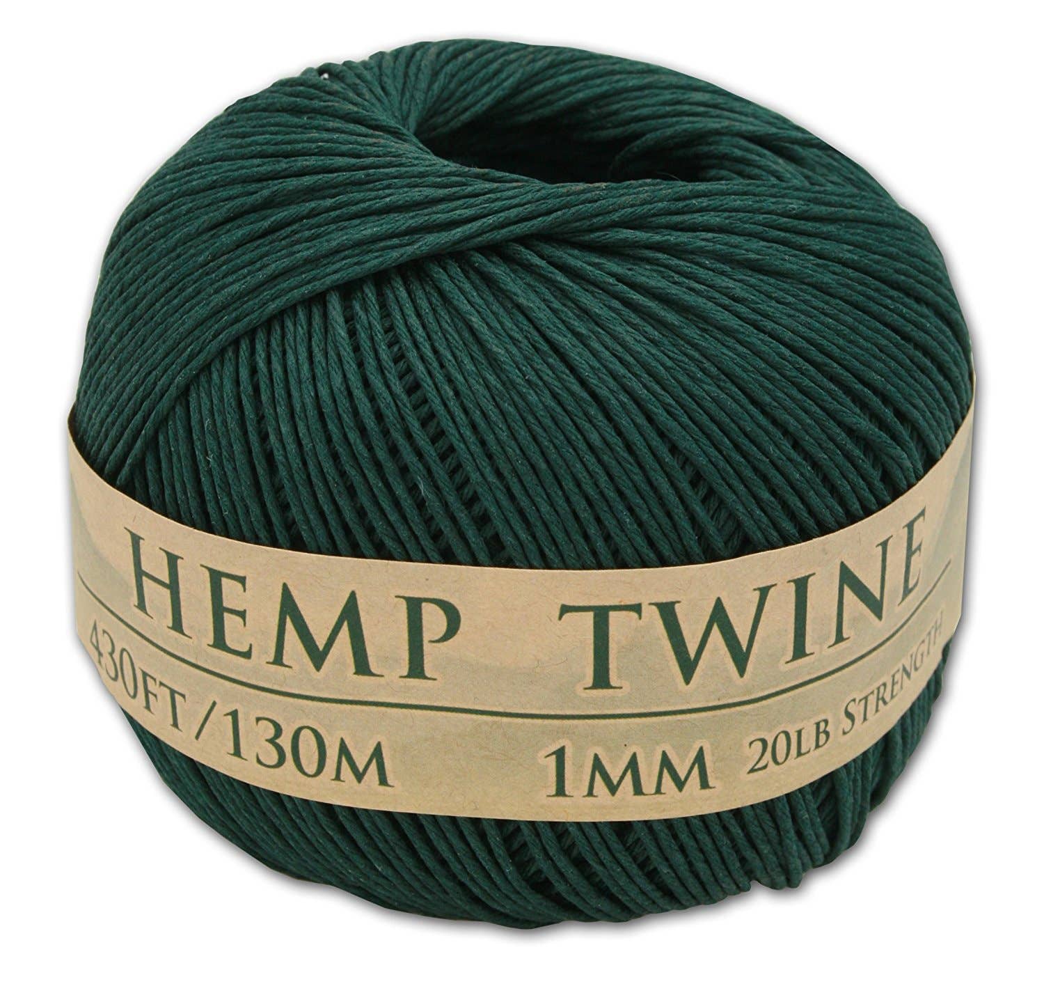 Hemptopia – wholesale Twine – Hemptopia Colored Hemp Twine Ball, 430ft, 100% natural25