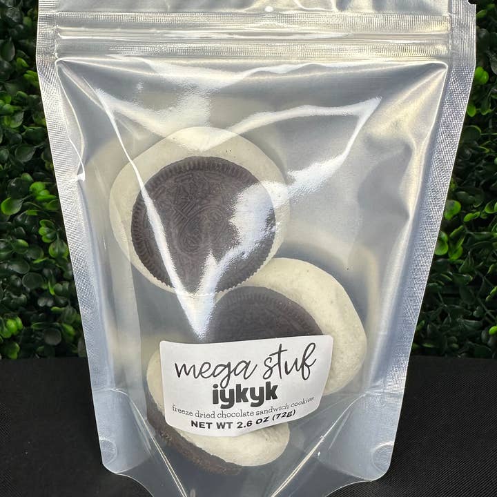 Freeze Dried Mega Stuf IYKYK for wholesale by Freeze Dried Bayou Bites