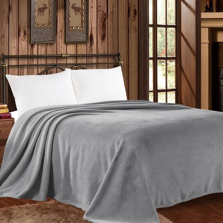Western Linens - Wholesale Throw Blanket - King Size Mia Throw Blanket - Solid Collection