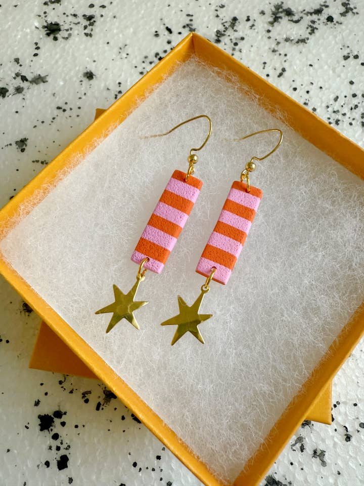 Maxine Star Earrings for wholesale by Lemon Lee Studio