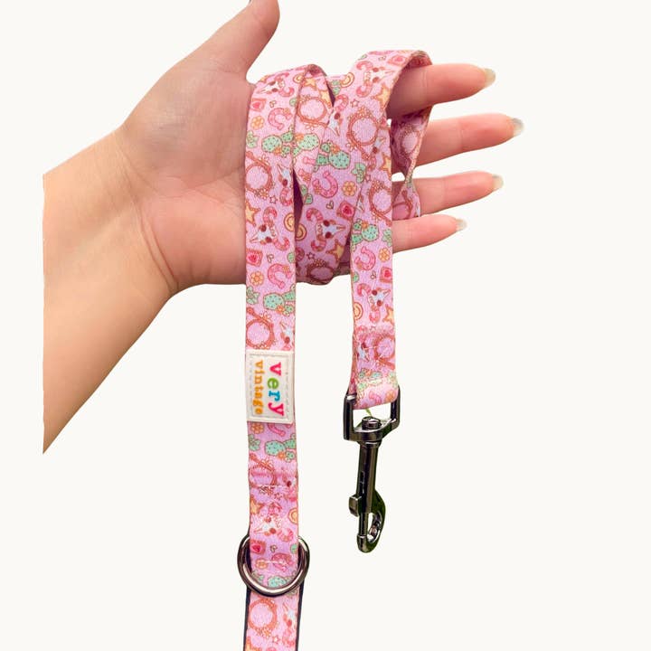 Desert Darling – Pink Western Dog Leash – Eco-Friendly Lead for wholesale by Very Vintage Designs
