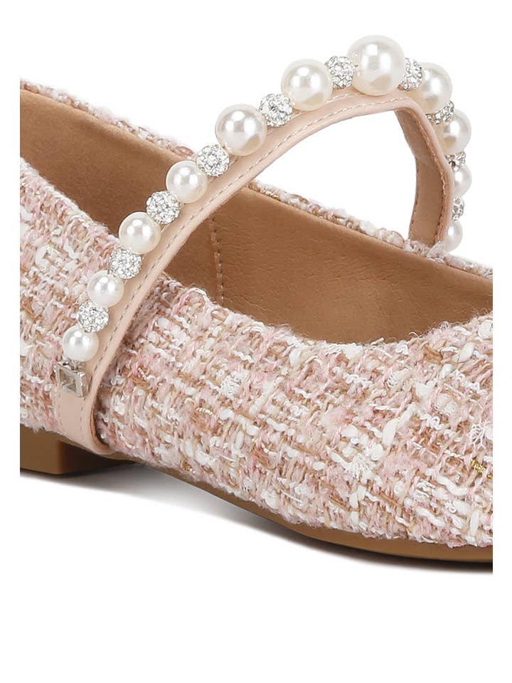 Rag Company - Wholesale Flats – Women’s - Mowie Tweed Mary Jane Ballet Flats11