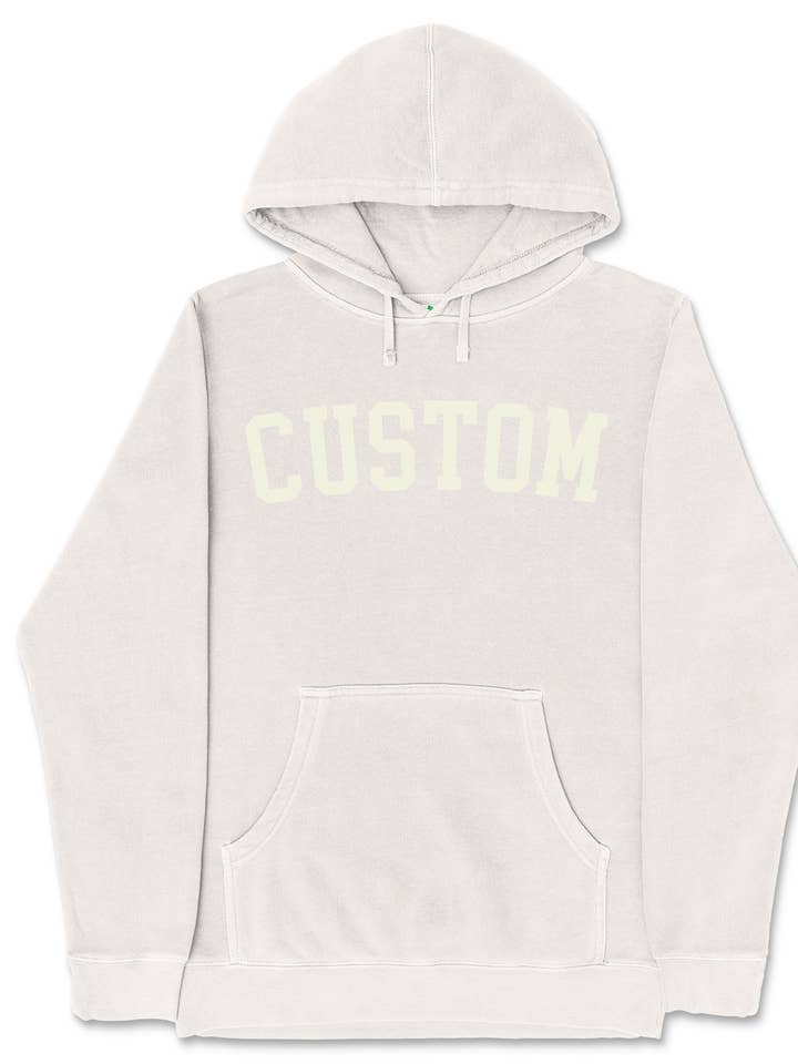 *CUSTOM* Vintage Wash Collegiate Hoodie and other Purchase Wholesale lagaci. Free Returns & Net 60 Terms on Faire trending on Faire.