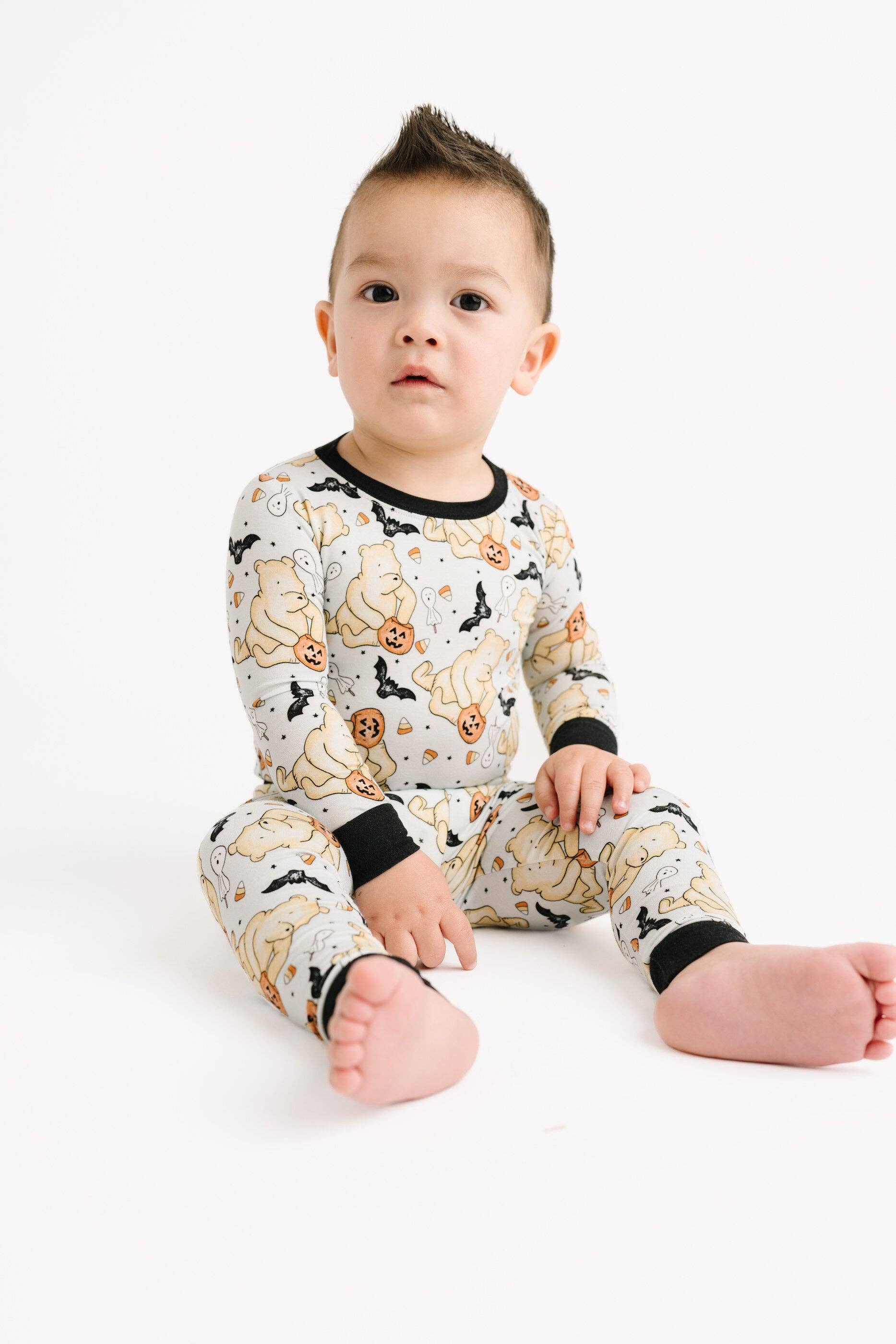 Little One Shop - Wholesale Top & Pant Set - Baby - Spooky Pooh Bamboo Set3