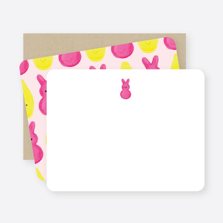 Peeps Flat Note Card Set for wholesale by 2021 Co.