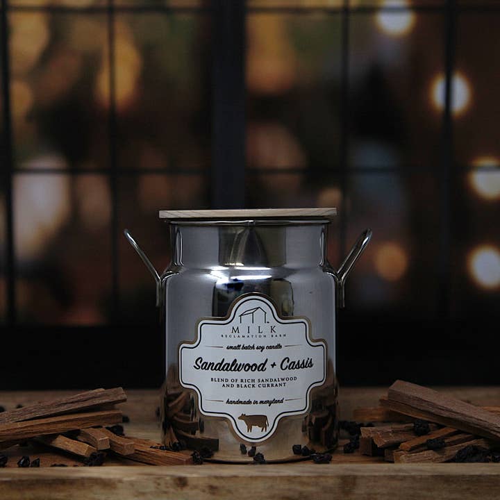 Milk Reclamation Barn - Wholesale Jar/Filled Candle - Stainless Milk Churn Candle - 12.5 oz58