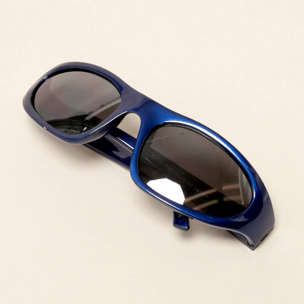  ASSORTED COLOR Kids Trendy Flame Pattern Sunglasses for wholesale on Faire16