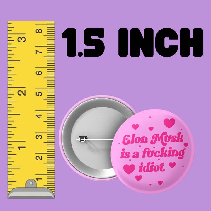 The Witch Crafter - Wholesale Lapel Pin/Button - elon musk is a fucking idiot 1.5inch round buttons2