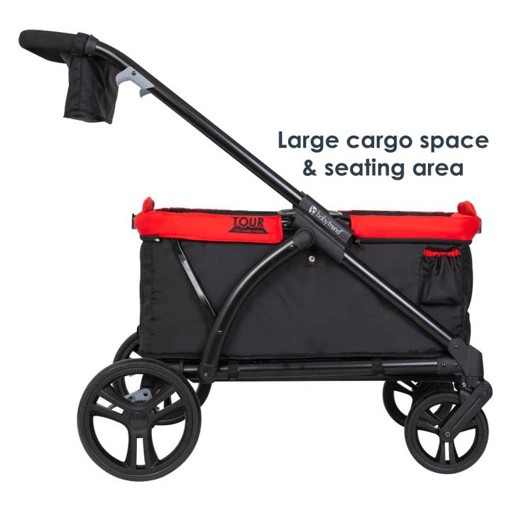 Baby Trend - Wholesale Stroller - Baby - Tour 2-in-1 Stroller Wagon - Mars Red (Walmart Exclusive)2