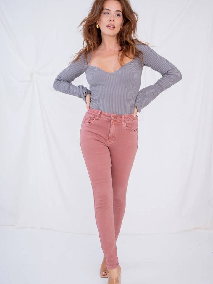 PUSH UP COLOR DEMIN ROSE per la vendita all'ingrosso da parte di FSHNNL