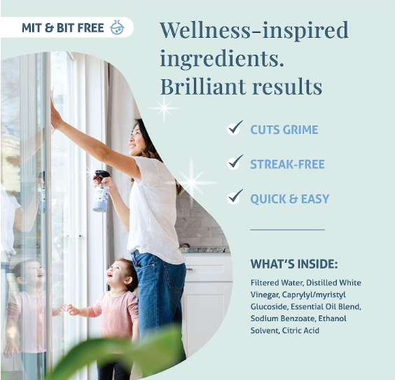 Therapy Clean - Wholesale Glass Cleaner - Window & Glass Cleaner 24 oz.8