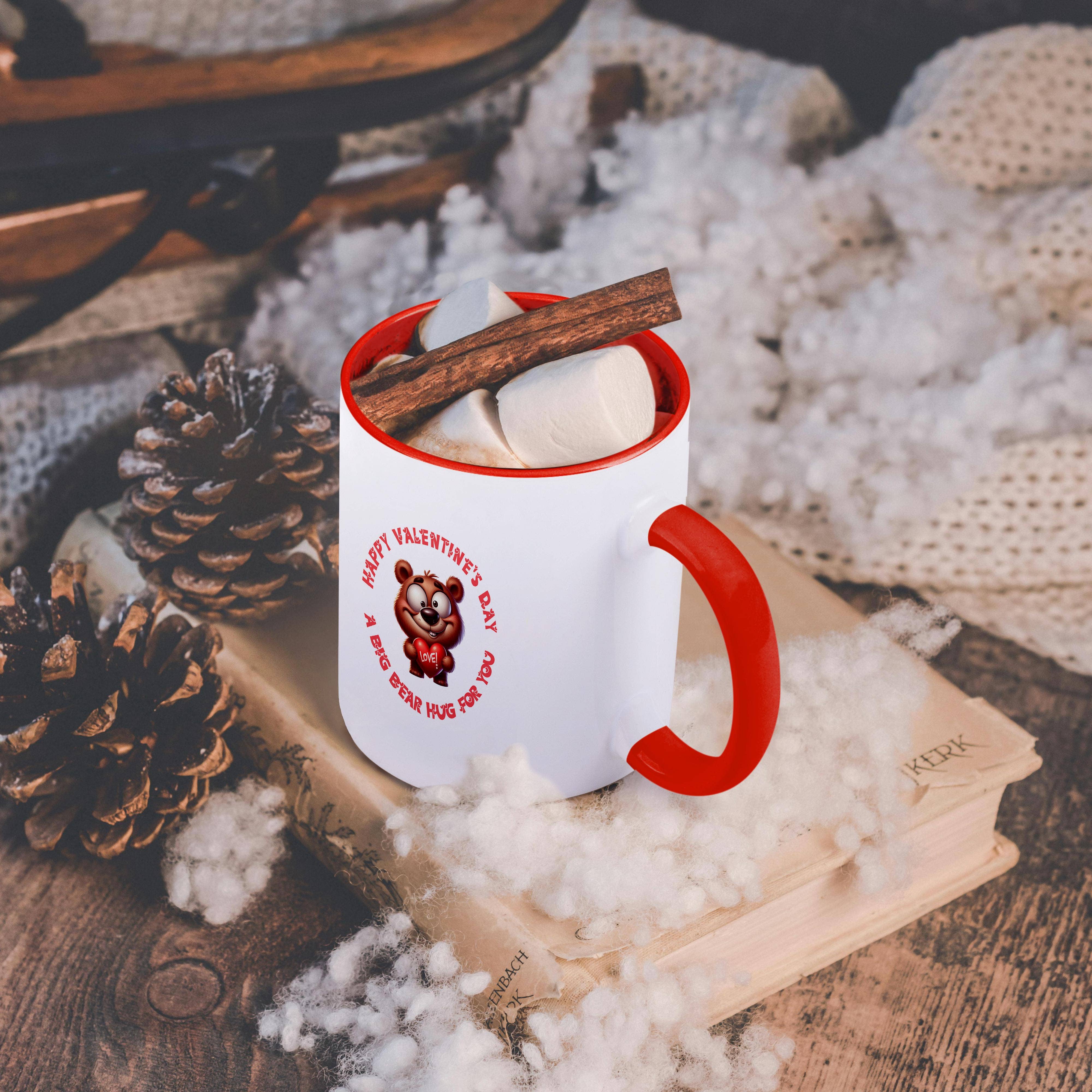 3dRose - Wholesale Coffee Mug - 3dRose, A big bear hug for you and a funny bear, Valentine Day gift, charm, Mug5