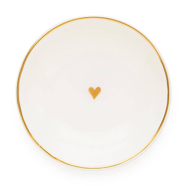 Trinket Tray, Small Round Heart for wholesale by Sugar Paper