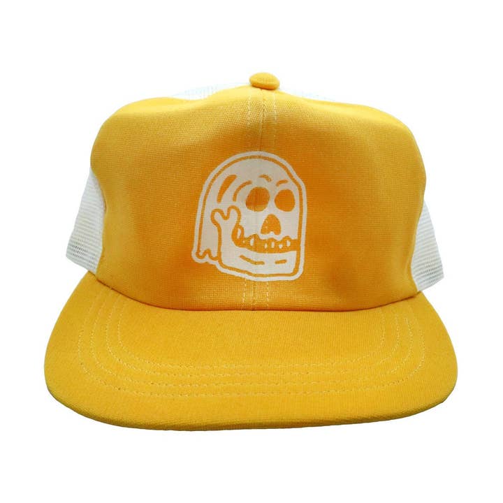 Boné Vintage Trucker Bonez por atacado de Hungry Ghost Press