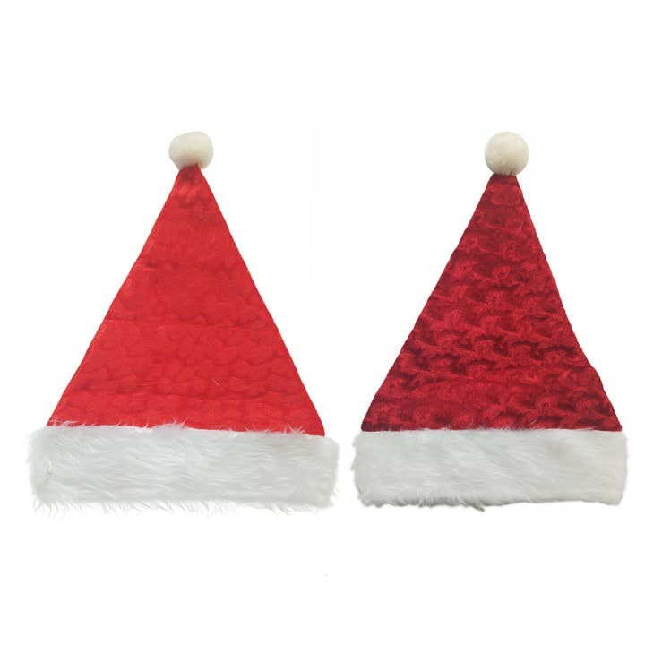 Velvet Santa Hat for wholesale by Country Silk