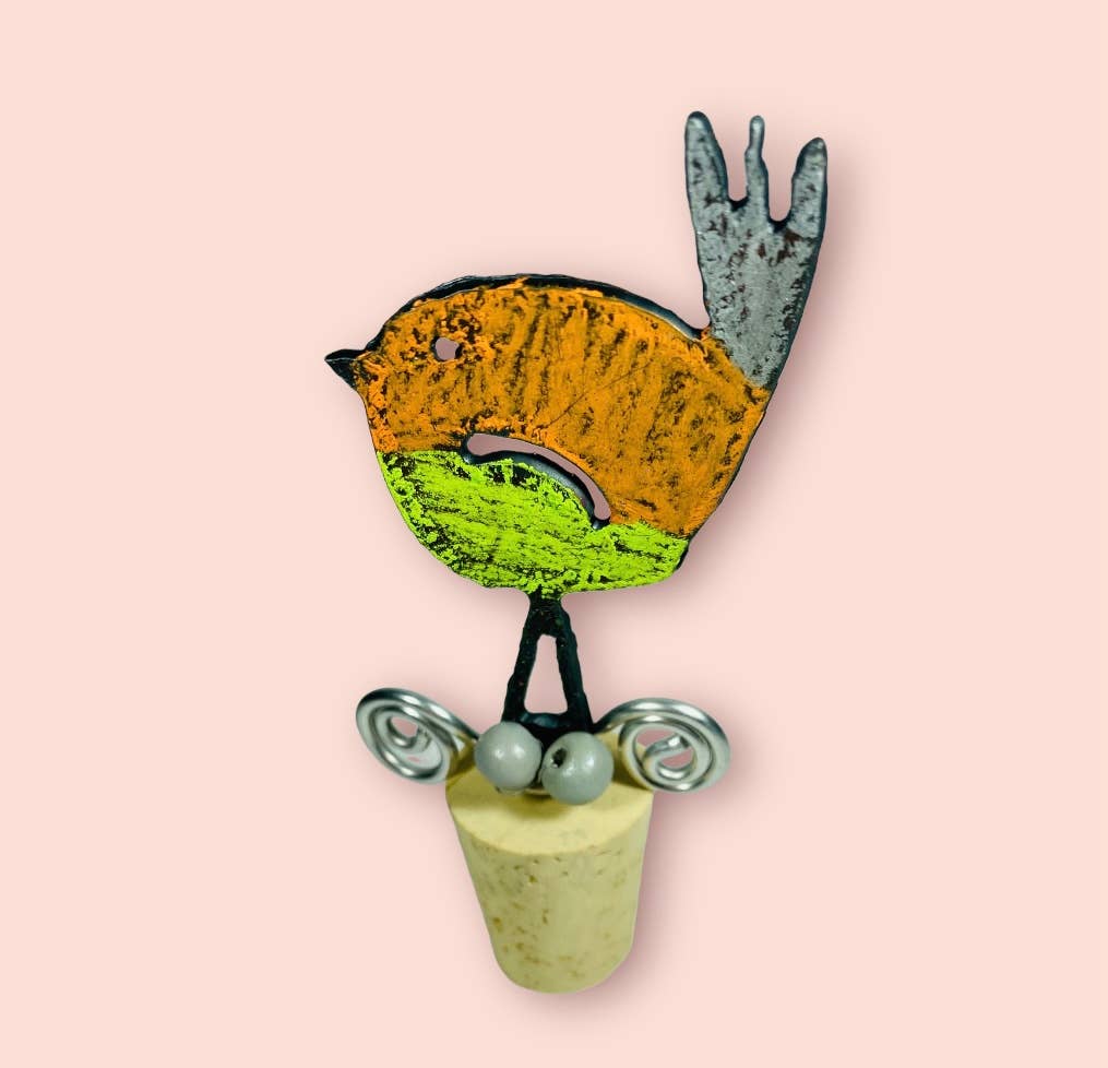 Whimsies - Wholesale Wine Stopper - Bird wine stopper wine cork bar cocktails souvenir nature2