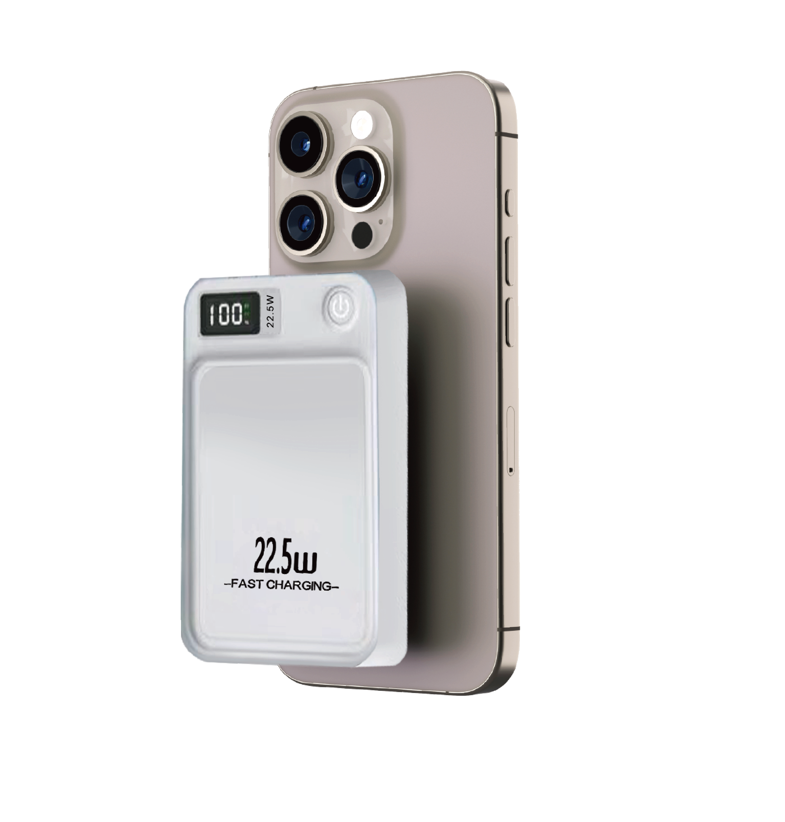 LAX Gadgets - Vendita all'ingrosso Caricatori portatili - Power Bank MagSafe 7200mAh - Ricarica ad alta velocità, confezione vendita10