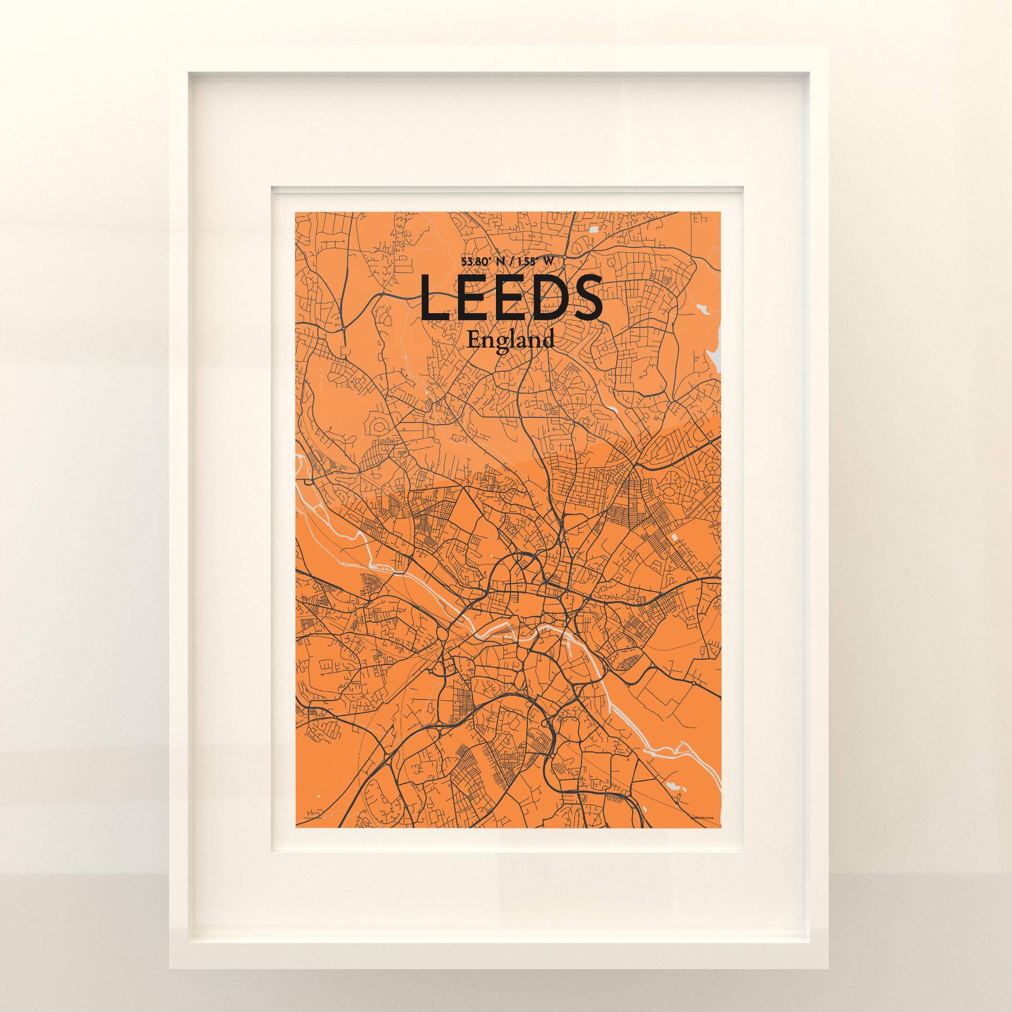 OurPoster.com – wholesale Poster – Leeds karta affisch21
