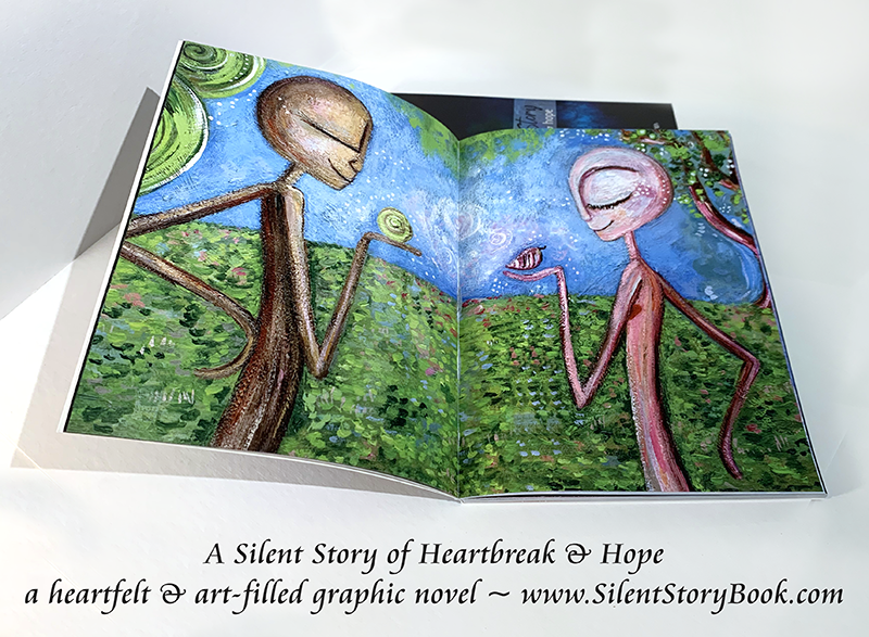 Katie m. Berggren art & design, LLC - Wholesale Graphic Novel - A Silent Story - A Graphic Novel Of Loss, Hope & Friendship2