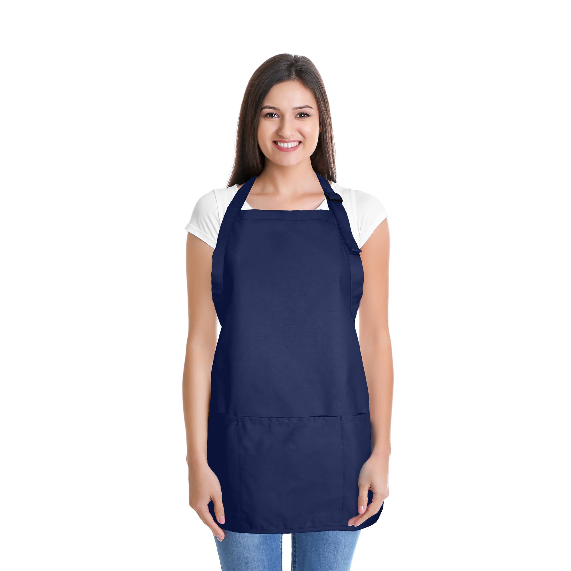 Dalix - Wholesale Apron - DALIX Apron Commercial Restaurant Bib Poly Cotton 3 Pockets20