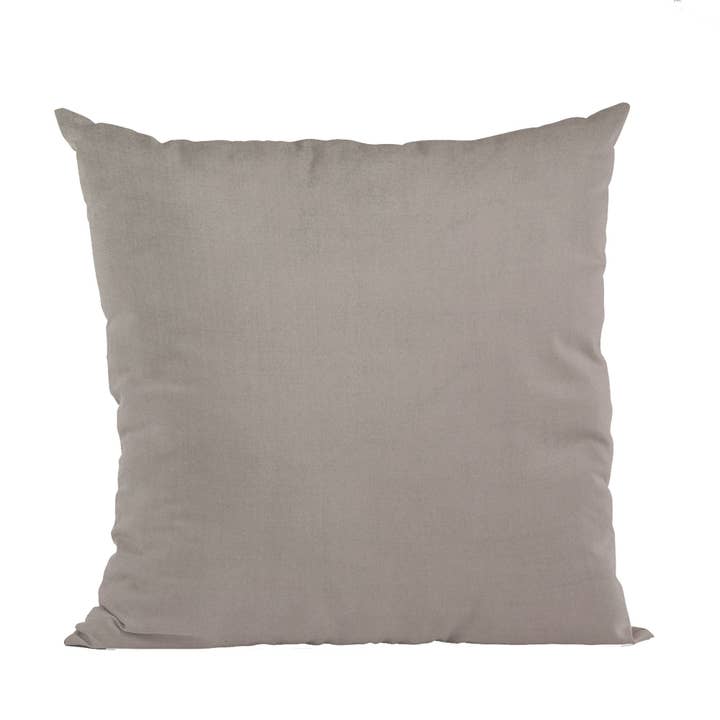 Coussin de luxe Plutus en velours massif brillant marron foncé pour la vente par Plutus Home Brands