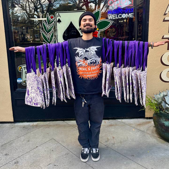 Foolish Fetish - Wholesale Tote Bag - Unisex - Tattoo Stencil Tote Bag8