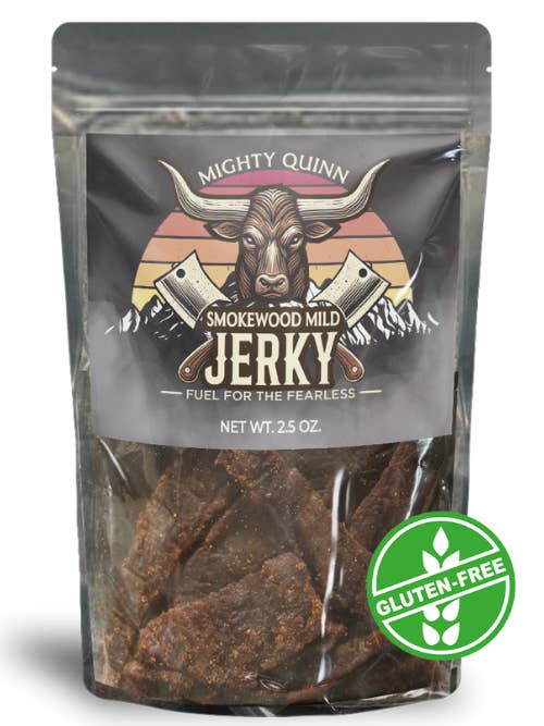 Smokewood Mild Beef Jerky for wholesale by Mighty Quinn Jerky