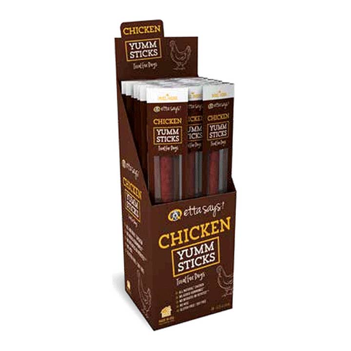 King Wholesale Pet Goods - Wholesale Pet Treats - Dog - ETTA SAYS! Yumm Sticks Chicken 24ct